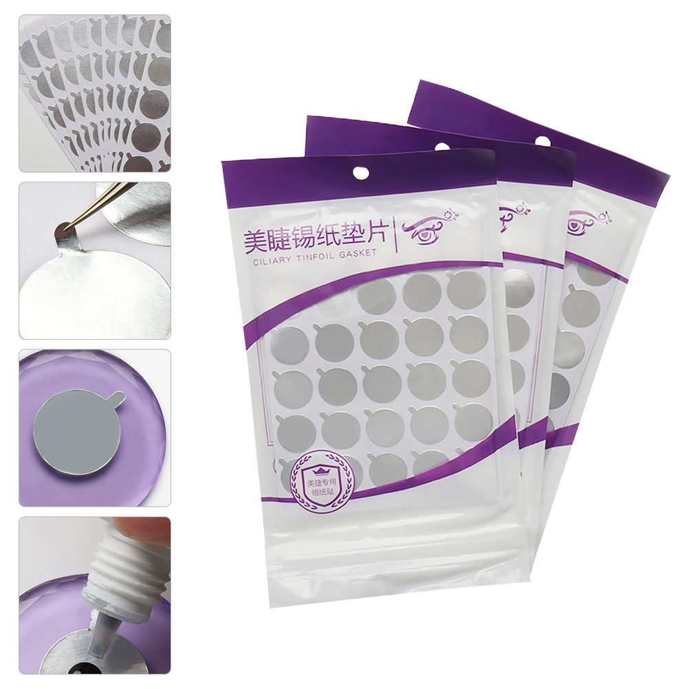 Eyelash Extension Process - 3 paket kirpik tutkal pedleri kalay