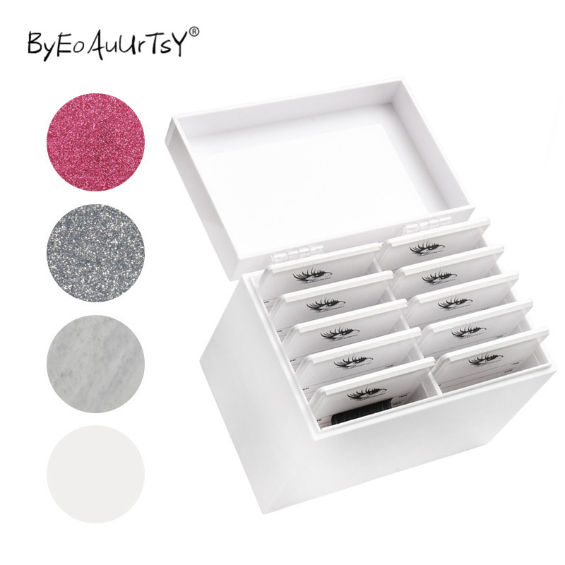 Eyelash Extension Aftercare - 5/10 katmanlar palet kirpik tutucu bireysel