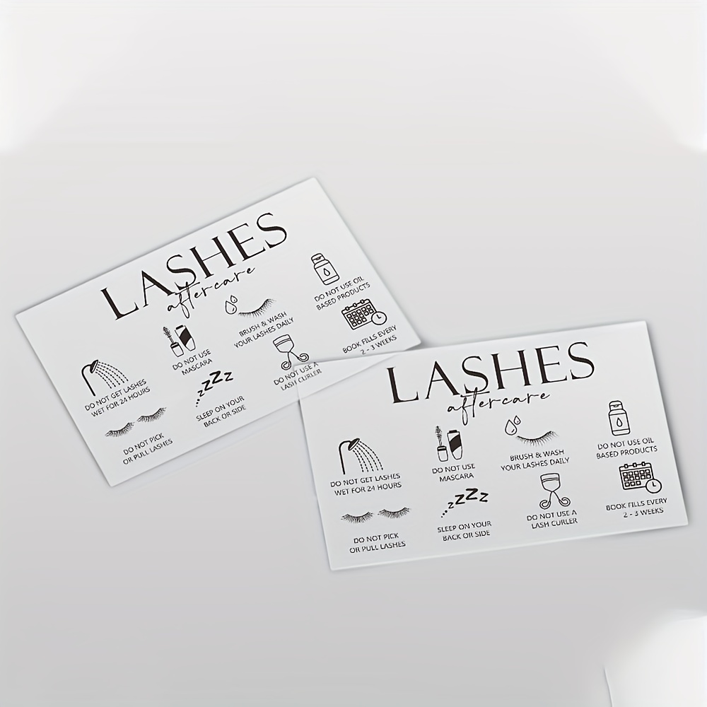 50 adet şeffaf plastik kirpik  - Eyelash Extension Aftercare incelemesi ve fiyatı